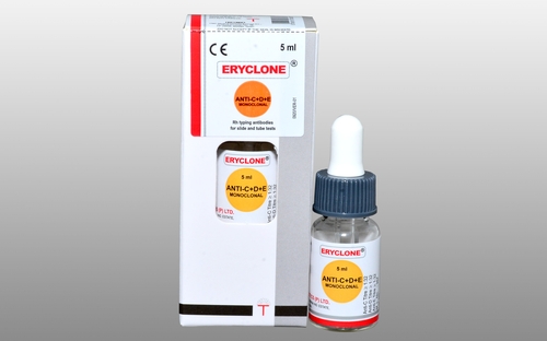 Eryclone Anti-C+D+E - Monoclonal Rh typing reagent for slide and tube tests