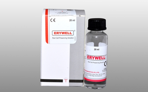 Erywell - Red cell preserving solution for preparation of cell panels in situ for serological applications