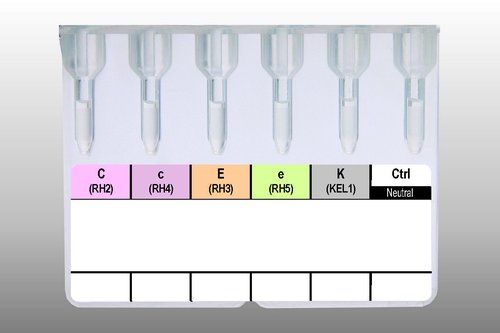 Matrix Rh Phenotype Card with Anti-K