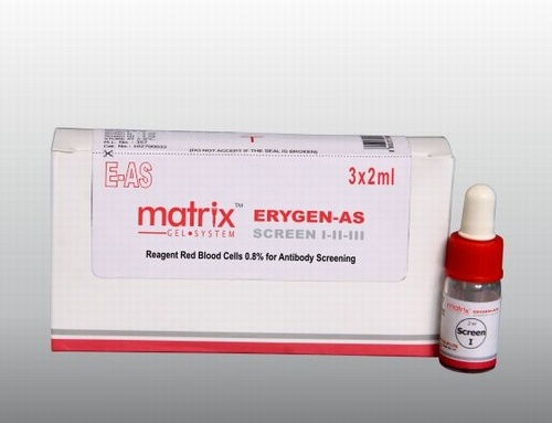 Matrix Erygen AS - 0.8% reagent red blood cells of group B for reverse grouping on Matrix™ Gel Cards - 