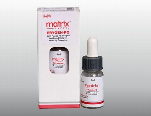 Matrix Erygen PO - 0.8% reagent red blood cells for Antibody Screening on Matrix™ Gel Cards
