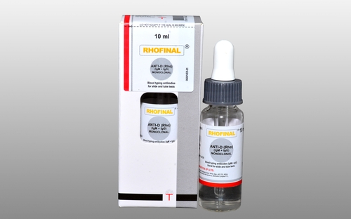 Rhofinal Anti-D (IgM +IgG) - Blend of Monoclonal IgM + IgG reagent for Rho (D) typing