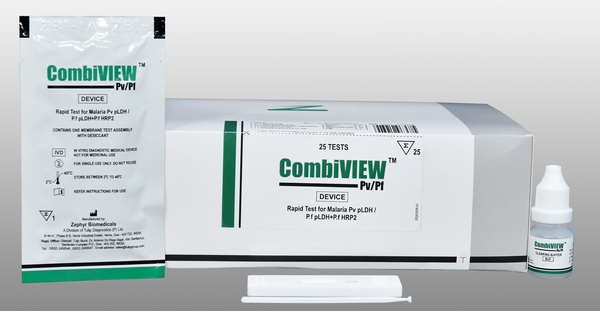 CombiView-PvPf - Rapid Test for Malaria Pv pLDH / P.f pLDH+P.f HRP2