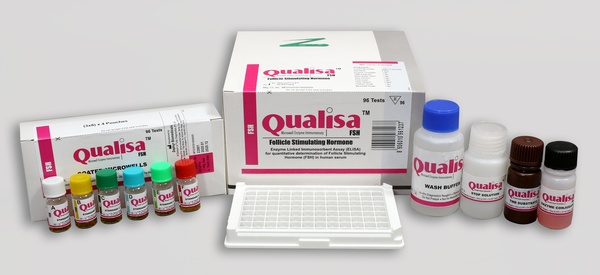 Qualisa FSH - Enzyme linked Immunosorbent Assay (ELISA) for Quantitative Determination of Follicle Stimulating Hormone in Human Serum
