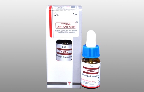 Tydal AH - Ready to use Colour Coded WIDAL antigen set for slide and tube tests