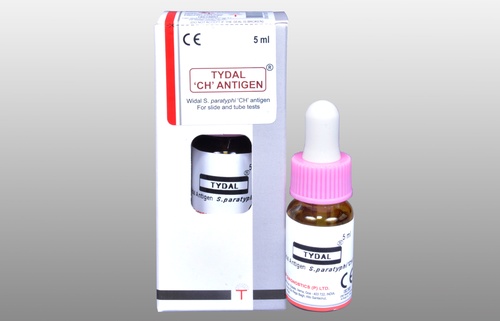 Tydal CH - Ready to use Colour Coded WIDAL antigen set for slide and tube tests