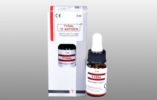 Tydal O - Ready to use Colour Coded WIDAL antigen set for slide and tube tests