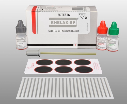 Rhelax - RF - Latex agglutination slide test for detection of IgM rheumatoid factors